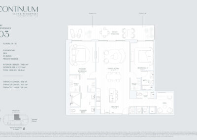 Continuum Club & Residences Floor Plan, Sky Residences 03
