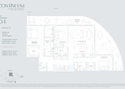 Continuum Club & Residences Floor Plan, Sky Residences 04