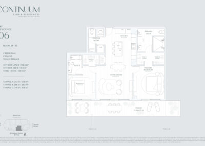 Continuum Club & Residences Floor Plan, Sky Residences 06