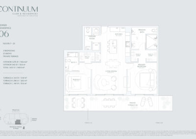 Continuum Club & Residences Floor Plan, Tower Residences 06